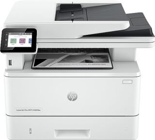 HP Laserjet Pro MFP 4102fdw Laser Printer, Black and White, For Small Medium Business, Print, Copy, Scan, Fax, ADF, 2-Sided Printing, Dual-Band Wi-Fi, Ethernet