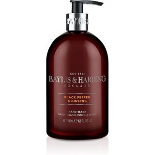 Baylis & Harding Black Pepper and Ginseng Hand Wash, 500 ml  - Vegan Friendly