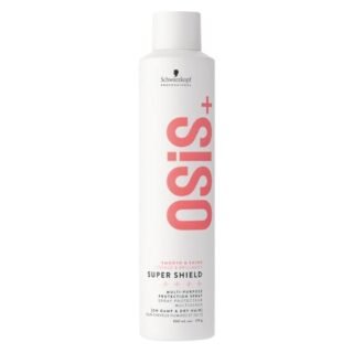 Schwarzkopf Professional OSiS Super Shield Multi Purpose Heat Protection Spray - Anti Pollution Anti Bacterial Fights Dullness Detangling 300 ml