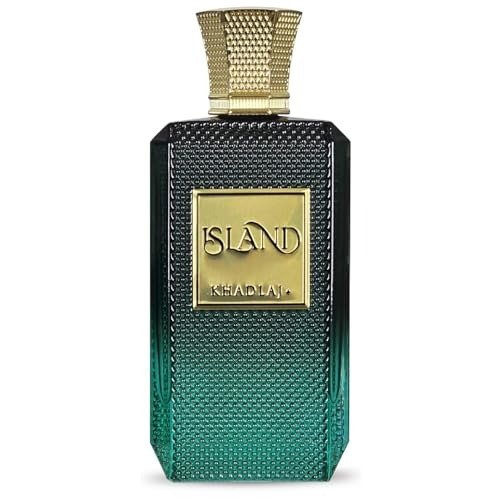 Khadlaj Island Extrait de Parfum Spray 100ml  Unisex Tropical Fragrance with Bergamot Coconut Pineapple Amber Notes Perfect scent for Men and Women, photo 1 of 1