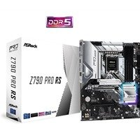 ASRock Z790 Pro RS Intel 1700 Socket Motherboard, ATX, 4x DDR5 Slots, 5x M.2 Sockets, 2x USB-C Port, Fitted I/O Shield, 2.5GbE LAN, 1x DisplayPort / 1x HDMI Port, photo 1 of 1