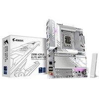 Gigabyte Z890 AORUS ELITE WIFI7 ICE Intel 1851 Socket Motherboard, ATX, 4x DDR5 Slots, 4x M.2 Sockets, 2x USB-C Port, Fitted I/O Shield, 2.5GbE LAN, Wi-Fi 7, 1x DisplayPort / 1x HDMI / 1x USB-C (USB4)