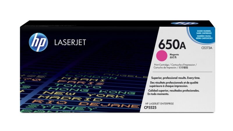 HP 650A originele magenta LaserJet tonercartridge, foto 1 van 1