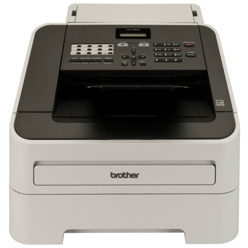 BROTHER FAX-2840 Facsimile/Copier Machine - Laser - Monochrome Digital Copier - 20 cpm Mono, photo 1 of 1