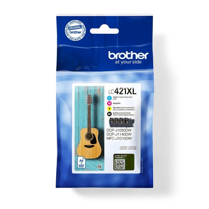 BROTHER LC421XL - 4-pack - XL - black, yellow, cyan, magenta - original - ink cartridge, photo 1 of 1