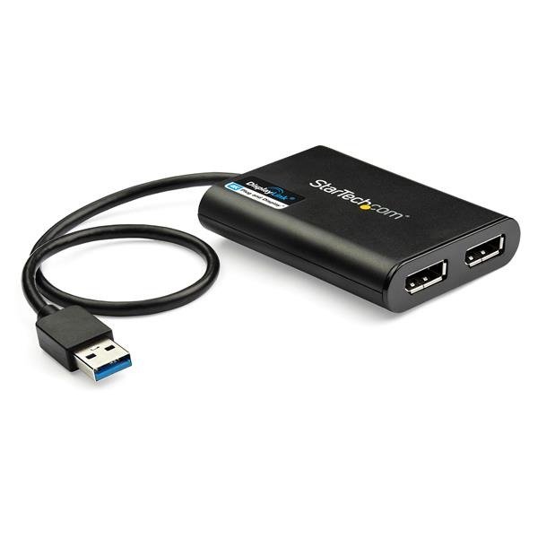 STARTECH.COM USB to Dual DisplayPort Adapter - 4K 60Hz, photo 1 of 1