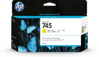 HP 745 - yellow - original - DesignJet - ink cartridge