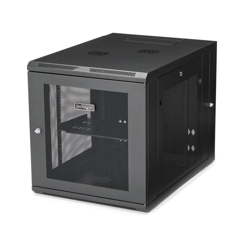 STARTECH.COM 12U 19" Wall Mount Network Cabinet, 4 Post 24" Deep Hinged Server Room Data Cabinet- Lo, photo 1 of 1