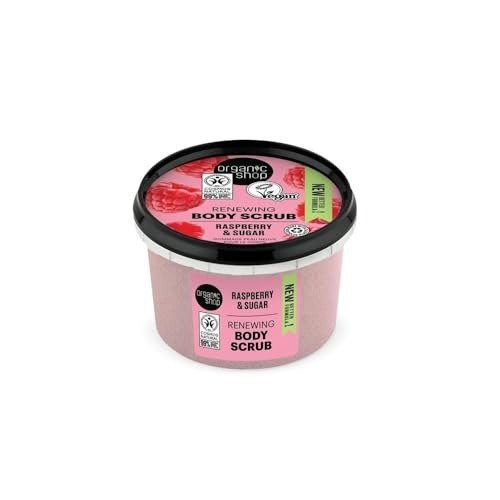 Organic Shop 250ml Body Scrub Renewing Raspberry & Sugar, photo 1 of 1