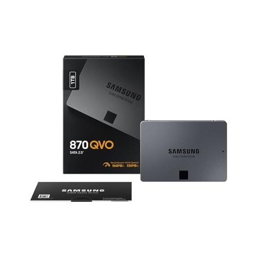 Samsung 870 QVO 2 TB SATA 2.5 Inch Internal Solid State Drive (SSD) (MZ-77Q2T0), photo 1 of 1
