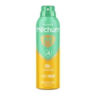 Revlon Mitchum Women Triple Odor Defense 48HR Protection Aerosol Deodorant & Anti-Perspirant, Pure Fresh, 200 ml