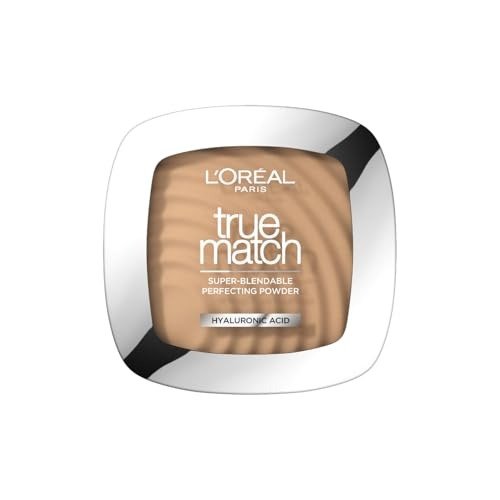 LOreal Paris Powder Foundation, Super-Blendable, With Hyaluronic Acid, Light Texture for a Flawless Finish, True Match Perfecting Powder, W3, photo 1 of 1