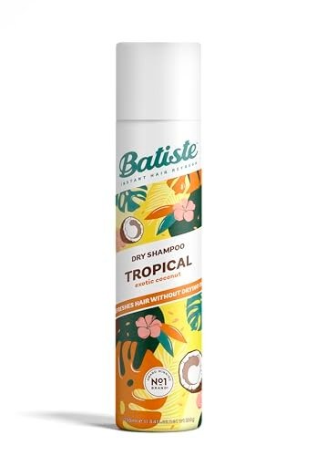 Batiste Dry Shampoo in Tropical 350ml, Coconut & Floral Fragrance, No Rinse Spray to Refresh Hair in Between Washes, photo 1 of 1