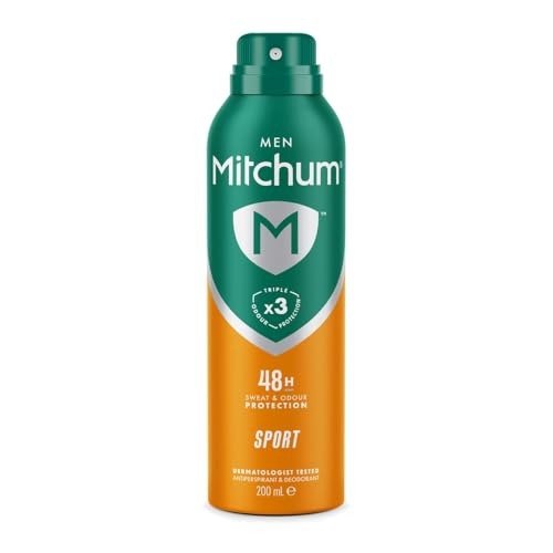 Mitchum Men Triple Odor Defense 48HR Protection Aerosol Deodorant & Anti-Perspirant, Sport, 200 ml, photo 1 of 1