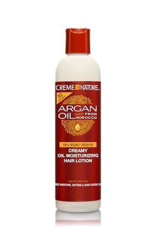 Creme of Nature with Argan Oil From Morocco Moisturizer, 250 ml, Clear