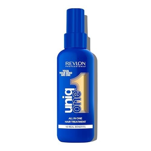 UniqOne Revlon Hair Treatment - Relaxing Fragrance Leave-in Professional Multi-benefit Hair Treatment - Repair, Detangle, Control Frizz & Style  Vanilla & Jasmine - 150 ml, photo 1 of 1