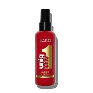 REVLON PROFESSIONAL Uniqone Hair Treatment, Moisturizing Leave-in Hair Treatment, Repair for Damaged Hair, Hair Treatment, Classic Fragrance  150 ml