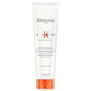 Kerastase Nutritive Nectar Thermique, Anti-Frizz Blow-Dry Milk for Dry Medium to Thick Hair with Niacinamide, Protects from Heat Styling and Reduces Frizz, 150 ml
