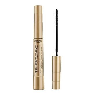 LOreal Paris Mascara, Telescopic, Black, 8 ml
