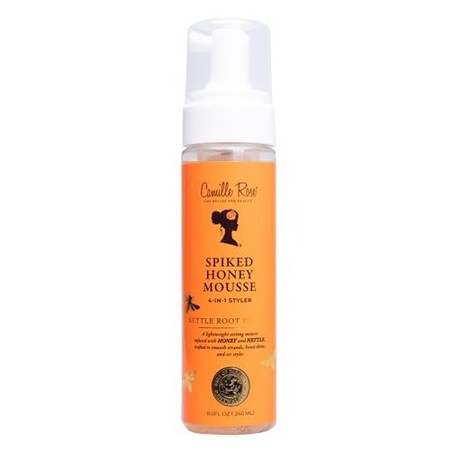 Camille Rose Spiked Honey Mousse 4-in-1 Hair Styler to Define Curls and Hold Styles Into Place while Nourishing and Adding Shine | With Honey and Nettle Root, photo 1 of 1