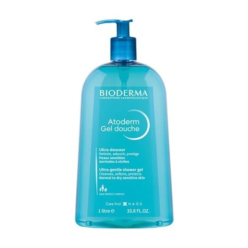 Bioderma Atoderm Shower Gel - Body Wash for Normal, Dry & Sensitive Skin, Gentle Cleanser that Softens & Protects Skin, Soap Free, Subtle Fragrance - 1L, photo 1 of 1