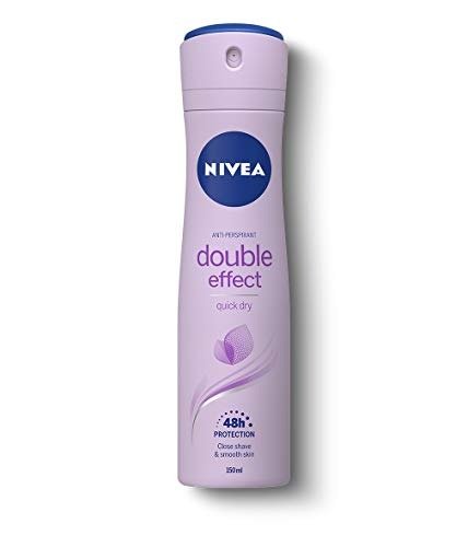 NIVEA Womens Anti-Perspirant Spray, Double Effect, 48 Hours Deodorant, 150 ml, photo 1 of 1