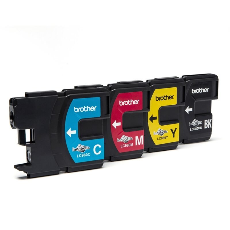Brother LC980VALBP inktcartridge 4 stuk(s) Origineel Zwart, Cyaan, Magenta, Geel, foto 1 van 1