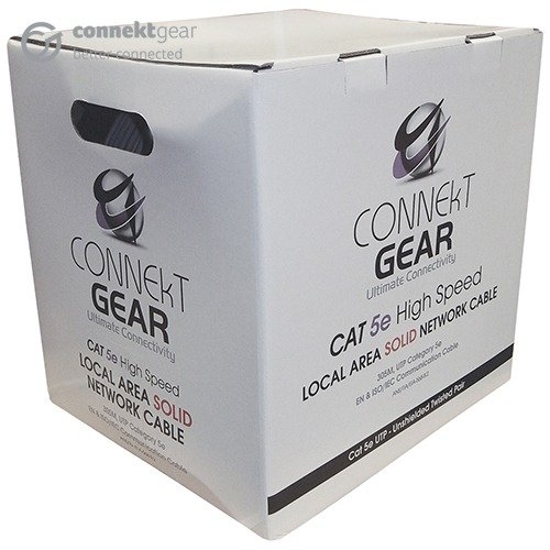 GROUP GEAR 305 m Category 5e Network Cable for Network Device - Grey, photo 1 of 1