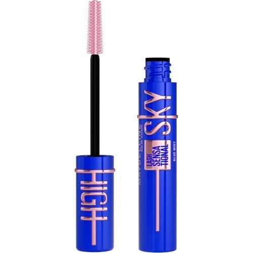 Maybelline Mascara Lash Sensational Sky High Volumizing and Thickening Eyelash Lengthening. Flake Free Formula, Blue Mist, photo 1 of 1