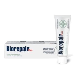 Biorepair Plus Total Protection Toothpaste - 200mg/g microRepair Fluoride Free Hydroxyapatite Toothpaste? Repairs The Enamel and Fights Oral Cavity Bacteria - Single Pack