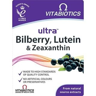 Bilberry, Lutein and Zeaxanthin Tablets, Vitabiotics Ultra