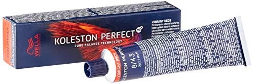 Wella Koleston Perfect ME+ Vibrant Reds Permanent Hair Colour, No. 8/43 Light Blonde/Red Gold, 60 ml, photo 1 of 1