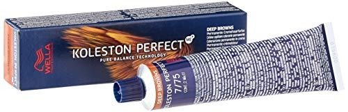Wella Koleston Perfect Me+ Deep Brown Permanent Hair Colour Cream, No. 7/75 Medium Blonde Brown Mahogany, 0.66 kg, photo 1 of 1