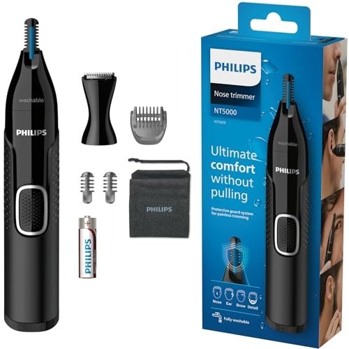 Philips Series NT5650/16 5000 Battery-Operated Nose, Ear and Eyebrow Trimmer, Black, photo 1 of 1