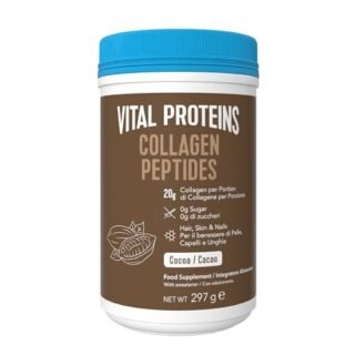 Vital Proteins Collagen Peptides Powder, Supplement (Type I, III), Cocoa Flavor, Hydrolyzed Collagen, for Skin Hair Nail Joint, Dairy and Gluten Free