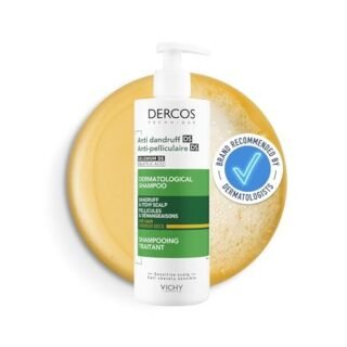 Vichy Dercos Anti-Dandruff and Anti-Itch Shampoo for Dry Hair and Scalp 390ml