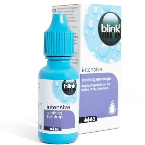 Blink Intensive Soothing Eye Drops for Dry Eyes - Instant and Long-Lasting Lubricating Eye Drops for Tired Eyes with Hyaluronic Acid, Suitable for Contact Lens Wearers, 10 ml, photo 1 of 1