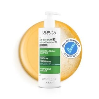 Vichy Dercos Anti-Dandruff and Anti-Itch Shampoo for Normal to Oily Hair 390ml