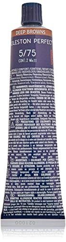 Wella Koleston Perfect MePlus Deep Brown Permanent Hair Colour Cream, No. 5/75 Light Brown Mahogany, 60 ml