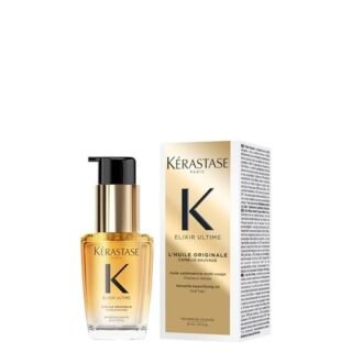 Kerastase Elixir Ultime Hair Oil, Nourishes Dull Hair, For All Hair Types, Strengthens and Protects Hair From Heat, With Argan and Camellia Oil, L'Huile Originale, 30ml