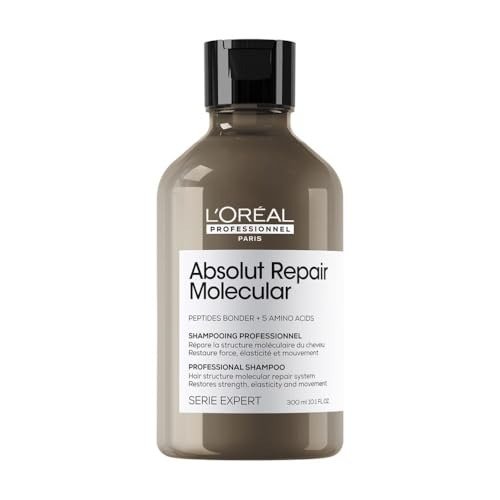 L'Oreal Professionnel Absolut Repair Molecular Sulphate Free Shampoo, For Extremely Damaged Hair, Molecular Peptides Bond Repair, Restore Strength & Elasticity, 300ml, photo 1 of 1