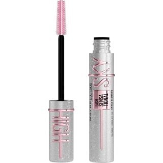 Maybelline New York Mascara Lash Sensational Sky High Volumizing & Thickening Eyelash Lengthening, Top Coat, Space Diamond