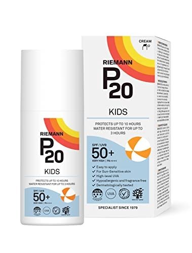 RIEMANN P20 Sun Cream SPF50 +Plus for Kids 200ml. High Level UVA Protection, Long Lasting up to 10 Hours, Water Resistant up to 3 Hours. Suitable for Children aged 1+, photo 1 of 1