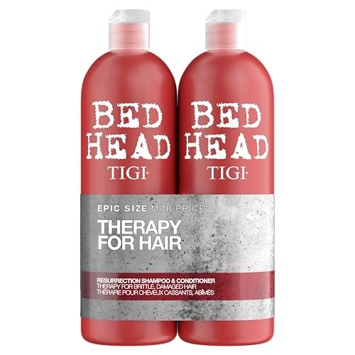 Bedhead by TIGI | Resurrection Shampoo and Conditioner Set | Hair care for brittle and damaged hair | Powerful, regenerating care formula | 2 x 750ml, photo 1 of 1