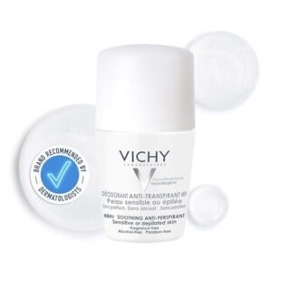 Vichy 48H Soothing Roll-On Anti-Perspirant for Sensitive Skin 50ml