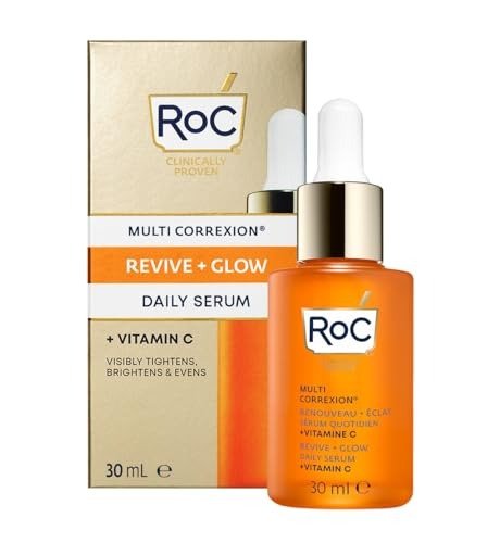 RoC Multi Correxion Revive + Glow Daily Serum, Vitamin C Blend for Brighter, Firmer Skin, Anti Wrinkle and Anti Aging, Firming Moisturiser - 30 ml, photo 1 of 1