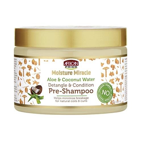 African Pride Moisture Miracle Aloe & Coconut Water, Detangle & Condition Pre- Shampoo 12 oz, photo 1 of 1