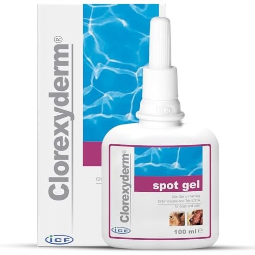ICF | Clorexyderm Spot Gel | Advanced Cat & Dog Skin Care Gel for Itchy Skin & Wound Relief | Soothes and Moisturizes Irritated Skin | Ideal for Paws, Skin Folds, and Localized Issues, photo 1 of 1