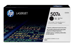 HP 507A - black - original - LaserJet - toner cartridge (CE400A)