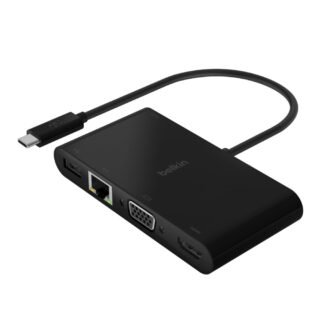 BELKIN USB-C TO GIGABIT-ETHERNET/HDMI